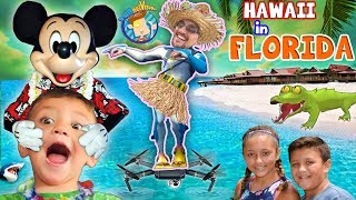 HAWAII in FLORIDA Disneys Polynesian Resort Hotel FUNnel Family Learns to Hula vlog [upl. by Nirik988]