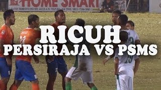 CUPLIKAN KERICUHAN DILAPANGAN SAAT PERTANDINGAN PERSIRAJA BANDA ACEH VS PSMS MEDAN [upl. by Aliuqaj]