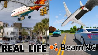 Airplane accidents Based on Real Life Incidents  Beamngdrive  01 [upl. by Butcher]