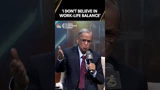 I Dont Believe In WorkLife Balance Infosys Narayana Murthy  CNBC Global Leadership Summit [upl. by Atiniv]