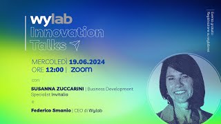 Wylab Innovation Talks  Susanna Zuccarini Invitalia [upl. by Auqinihs]