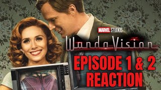 WANDAVISION Episodes 1 amp 2 Reaction amp BREAKDOWN spoilers [upl. by Nelly]