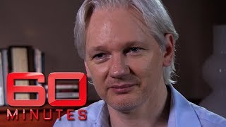 Wikileaks founder Julian Assange talks about escaping embassy  60 Minutes Australia [upl. by Dlareg]