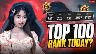 CONQUEROR TOP 100 LIVE😱EVERY MATCH CHICKEN😱💥BGMI LIVE bgmilive girlgamer pubgmobile [upl. by Schatz]