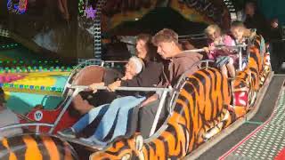 DschungelTrain  Scheele Offride  Feuchtwangen Mooswiese 2023  Kirmes Musik Express Mack Rides [upl. by Sadye743]