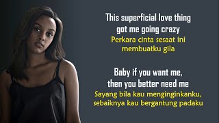 Ruth B  Superficial Love  Lirik Terjemahan Indonesia [upl. by Aoh]