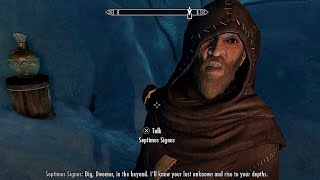 Skyrim  Septimus Signus Outpost voice actor Paul Eiding [upl. by Estrella]