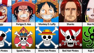 Pirate Crews and their Captains in One Piece [upl. by Ruyam]