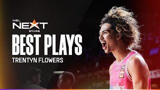 5 Minutes of Trentyn Flowers Best Plays in NBL24 [upl. by Ecnaralc957]