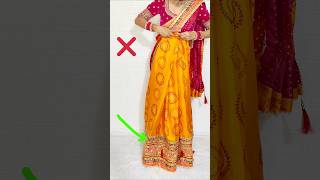 Broad border saree Draping tutorial saree rekhamishra sareedraping [upl. by Ahcim183]