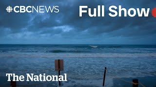 CBC News The National  Hurricane Helene slams Florida [upl. by Lemmy]