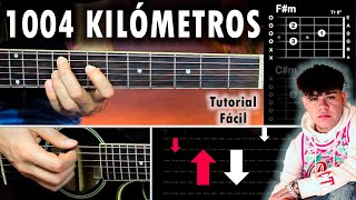 1004 Kilómetros  Junior H GUITARRA Tutorial  Acordes [upl. by Radie]