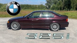 Ride in a BMW E36 325i with Eisenmann race exhaust  Sound Revving [upl. by Atteuqcaj]