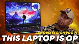 This is the most OP laptop for gaming in 2024  Lenovo Legion Pro 7i [upl. by Ynnod]