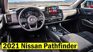 2021 Nissan Pathfinder  Interior preview  Bold rugged design [upl. by Ume]