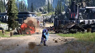 Elite Zealot Attacks Ransom Keep  HALO INFINITE AI Battles [upl. by Aicac]