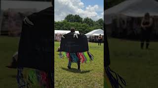 Powwow Dancing grass and fancy shawl UCAN powwow 2024 Guntersville Alabama [upl. by Diraj794]