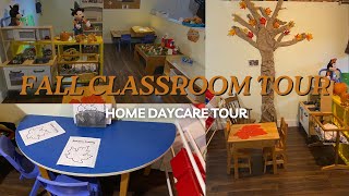 🍁 FALL HOME DAYCARE ROOM TOUR 🍁 [upl. by Cordalia]