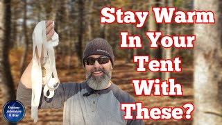 Winter Camping Stay Warm in Your Tent With This Tip [upl. by Beetner]