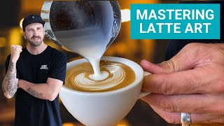 How to Pour Better Latte Art Advice for Beginners [upl. by Corder173]