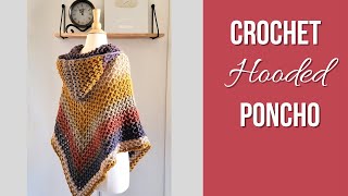 Crochet Hooded Poncho Part 2 [upl. by Damien]