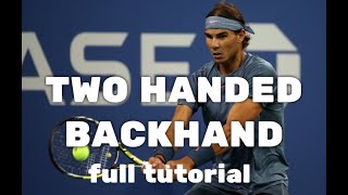 Tennis Tips  Topspin Backhand  Mario LLano MarioRITennis [upl. by Eniluap218]