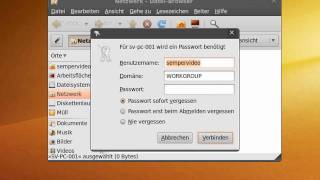 Windows 7 Verzeichnisfreigabe mit Ubuntu [upl. by Ardnuas247]