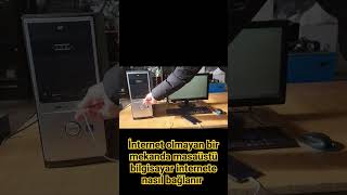 İnternet olmayan bir mekanda masaüstü bilgisayar internete nasıl bağlanır kendindeyapabilirsin [upl. by Naujat559]