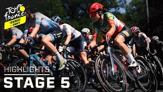 Extended Highlights 2023 Tour de France Femmes Stage 5  Cycling on NBC Sports [upl. by Yekram]