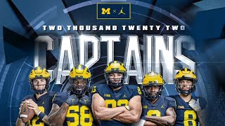 Michigan Football 2022 Captains [upl. by Crispa]