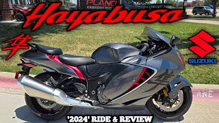 2024 SUZUKI HAYABUSA RIDE amp REVIEW  STATSFACTS And Everything you Want to know [upl. by O'Toole]