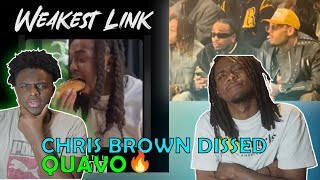 CHRIS BROWN JUST DISSED QUAVO  Chris Brown  Weakest Link Quavo Diss REACTION [upl. by Eleazar]