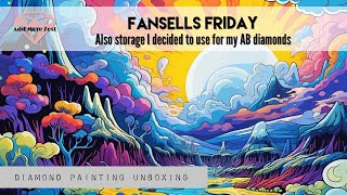 Diamond Painting Unboxing  Fansells Friday [upl. by Ruyle]