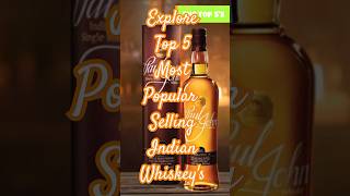 Top 5 Indian Whiskeys You MUST Try whiskeytasting whiskeyreview viralshorts youtubeshorts [upl. by Allenod449]