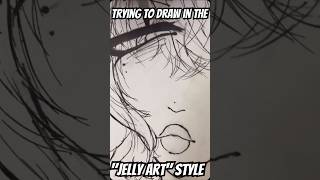 but i have to make it look kind of edgy art drawing timelapse jellyart jellyartstyle character [upl. by Analrahc624]