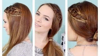 Quick Knotted Braid Hairstyle [upl. by Furey902]