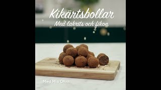 Chokladbollar kikärtsbollar med lakrits [upl. by Nella]