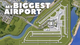 Is this airport too big  Cities Skylines [upl. by Durware645]