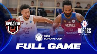 PGE Spojnia Stargard v Heroes Den Bosch  Full Basketball Game  FIBA Europe Cup 202324 [upl. by Ellehcem170]