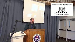 Maine Masonic College  Convocation  10122024 [upl. by Yesrej415]