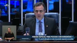 Pensão para filhos de pessoas com hanseníase segue para sanção presidencial [upl. by Hepsibah]