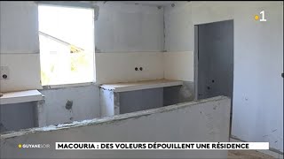 Macouria  des voleurs dépouillent une résidence [upl. by Nodle]