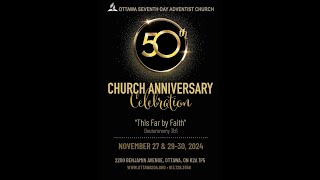 Ottawa Adventist Church Live Stream  October 162024 [upl. by Larrabee]