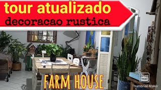 TOUR ATUALIZADO NOS MEUS MOVEIS RUSTICOS QUE EU FIZ farmhouse EU QUE FIZ MEUS MOVEIS [upl. by Yknip]