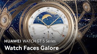 HUAWEI WATCH GT 5 Series  Watch Faces Galore [upl. by Lucienne59]