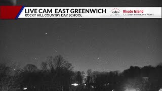 VIDEO NOW Meteor shower seen in East Providence sky [upl. by Cilegna942]