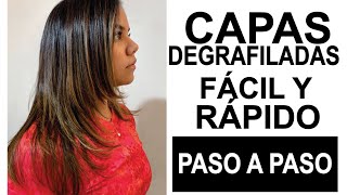 CAPAS DEGRAFILADAS FACIL Y RAPIDOCUTTING IN DEGRAFILATED OR DISMANTLED LAYERS [upl. by Devinna]