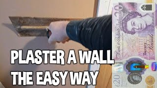 HOW TO PLASTER A WALL STEP BY STEP [upl. by Aivax]