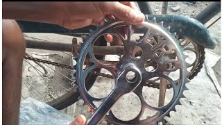 cycle new Crank install videocycle new Crank fitting video [upl. by Goles]