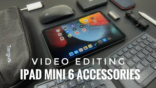 iPad Mini 6 Video Editing Accessories  My Minimalist EDC Kit [upl. by Irrok]